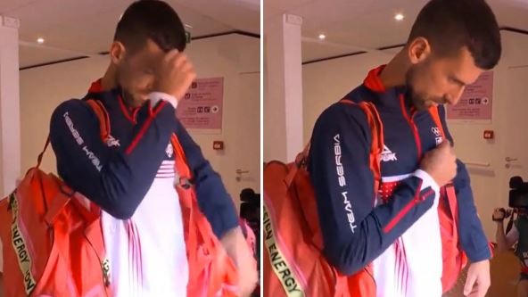 "Ja sam prvo pravoslavac, pa sportista": Novak se prekrstio pred finale u Parizu, svi su videli (VIDEO)