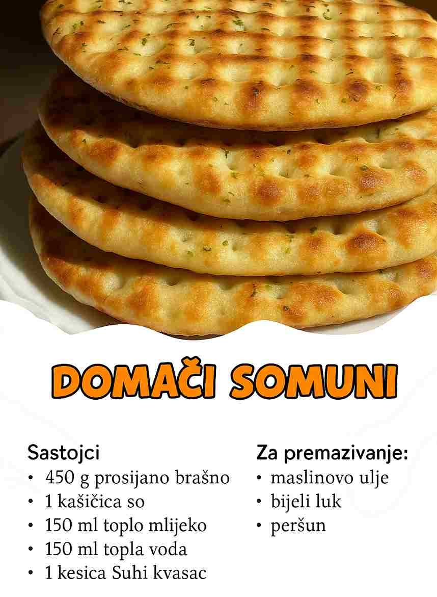 Domaći somuni – Jednostavan recept