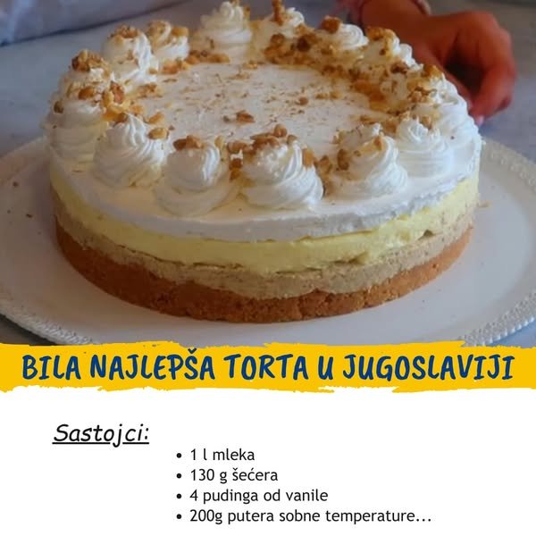 Bila najlepša torta u Jugoslaviji, savremene žene je skroz zaboravile: Ne peče se, gotova za pola sata, kremastije nema