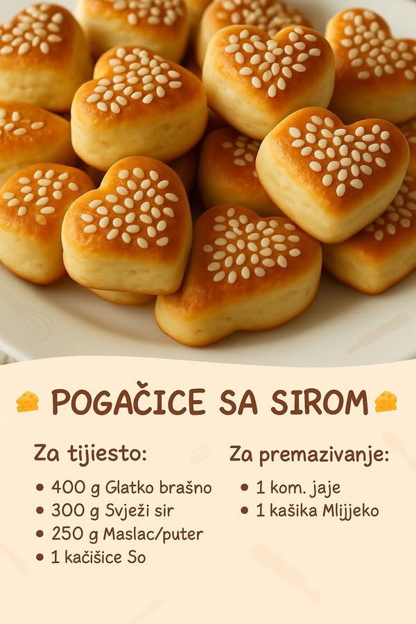 Recept za pogačice sa sirom – idealne za užinu ili mezu