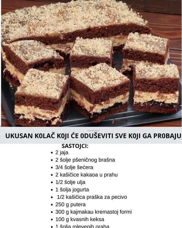 UKUSAN K0LAČ K0JI ĆE 0DUŠEVITI SVE K0JI GA PR0BAJU