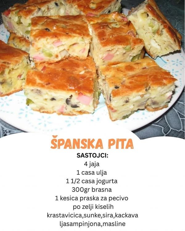 Tako jednostavno, a tako ukusno – Španska pita za svaku priliku!