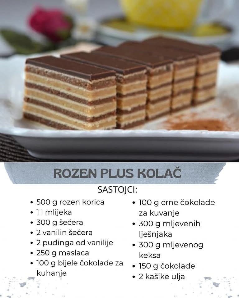 ROZEN PLUS KOLAČIĆI: Idealni za proslave i svečanosti