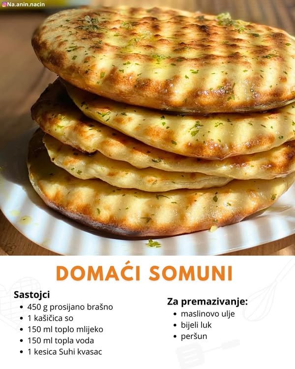 Domaći somuni – Jednostavan recept
