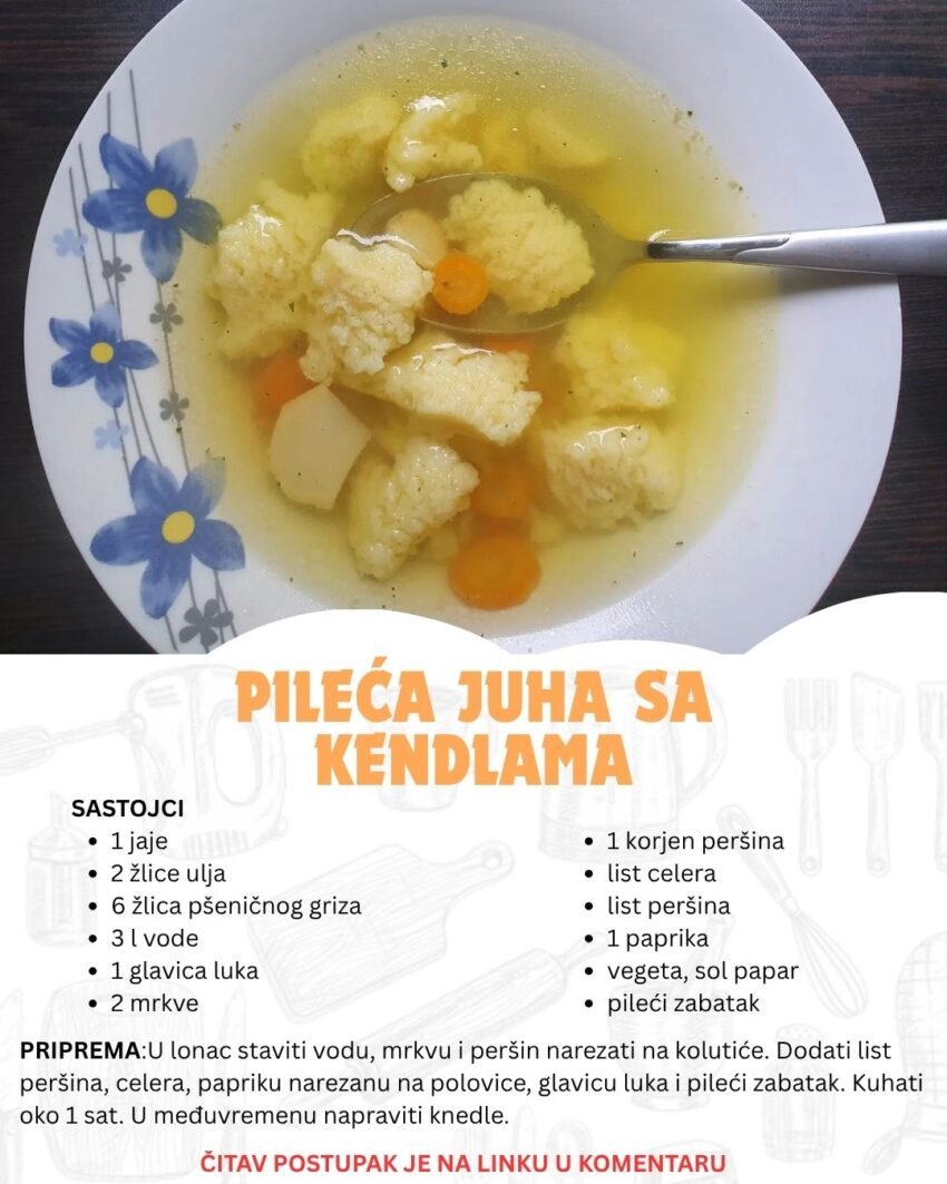 Najbolja pileća juha koju ćeš ikad probati – Jednostavno savršena!