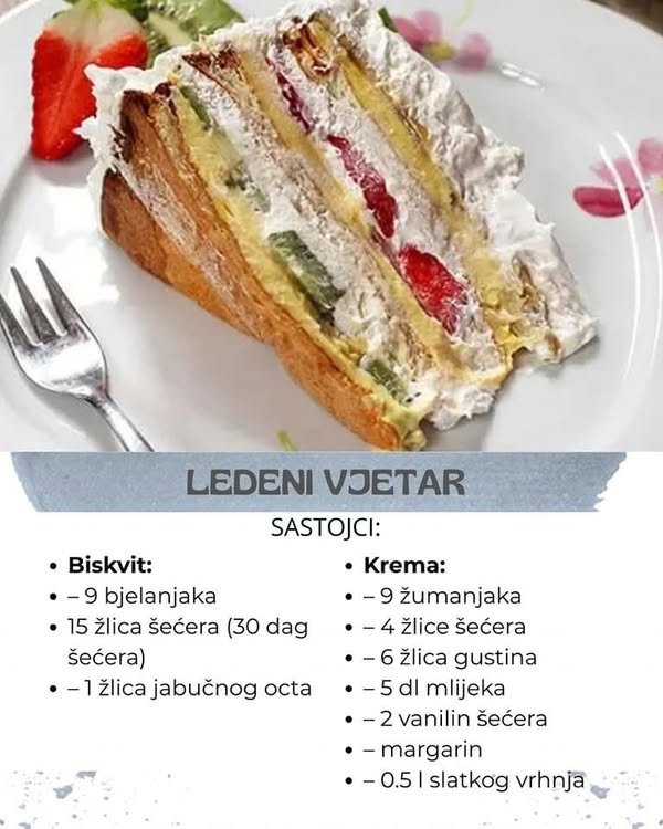 LEDENI VJETAR: Mnogi su se oduševiti, zato isprobajte ovaj recept!