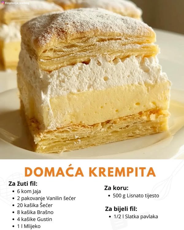Domaća krempita koju ćete obožavati