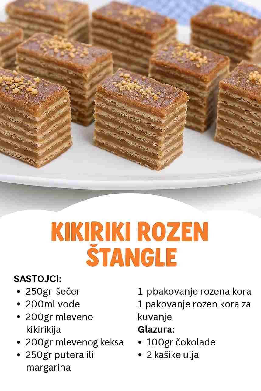 Zaboravi na klasične kolače – Kikiriki Rozen štangle osvajaju ukusom!