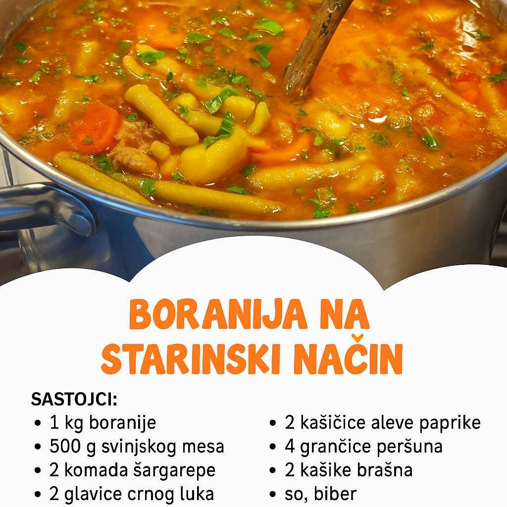 Boranija na južnjački način, recept starih kuvara – Neodoljivo ukusna!