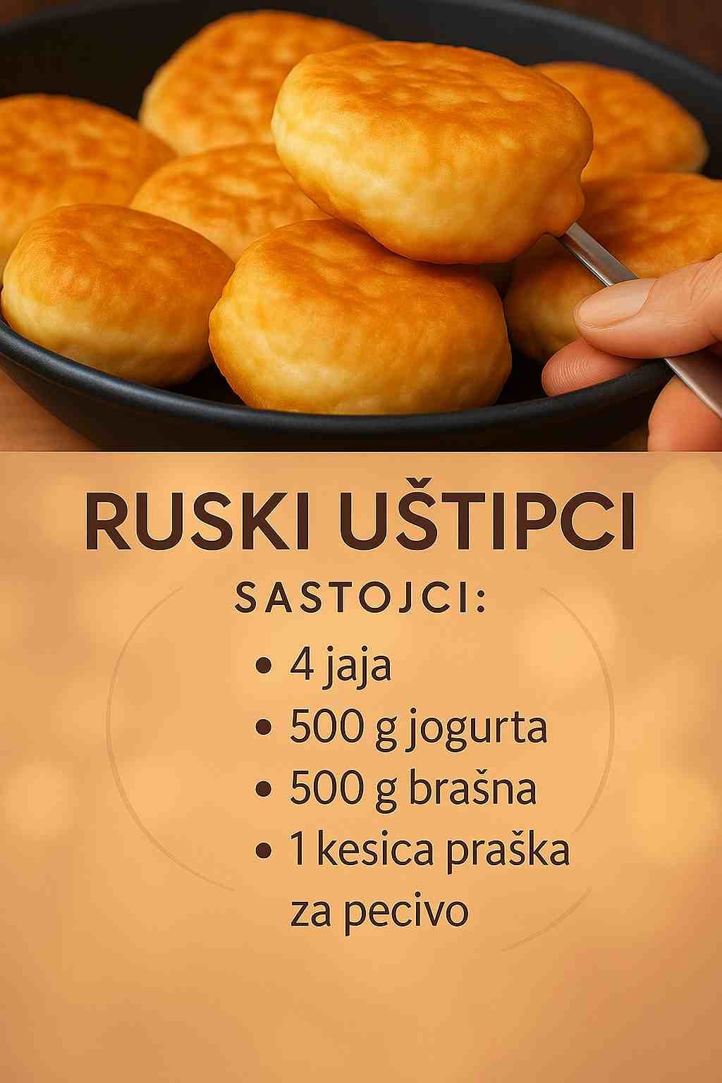 RUSI SE KUNU U OVAJ RECEPT ZA NAJBOLJE JOGURT UŠTIPKE OD 4 SASTOJKA: Gotovi za 15 minuta, ostaju sveži i vazdušasti DUGO