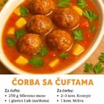 Čorba sa ćuftama – Kremasta domaća juha koja mami na još!