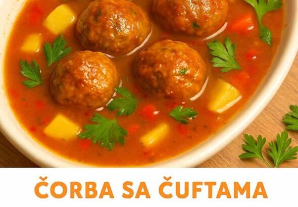 Čorba sa ćuftama – Kremasta domaća juha koja mami na još!