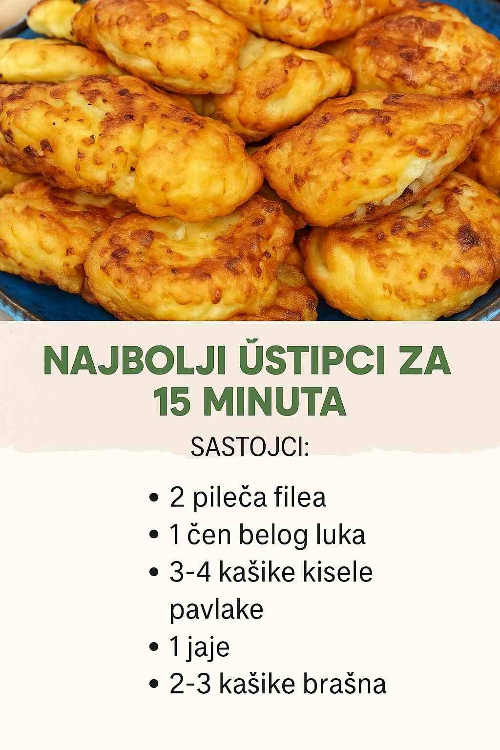 BOLJI UŠTIPCI OD OVIH NE POSTOJE: Tope se u ustima – spremni za 15 minuta!