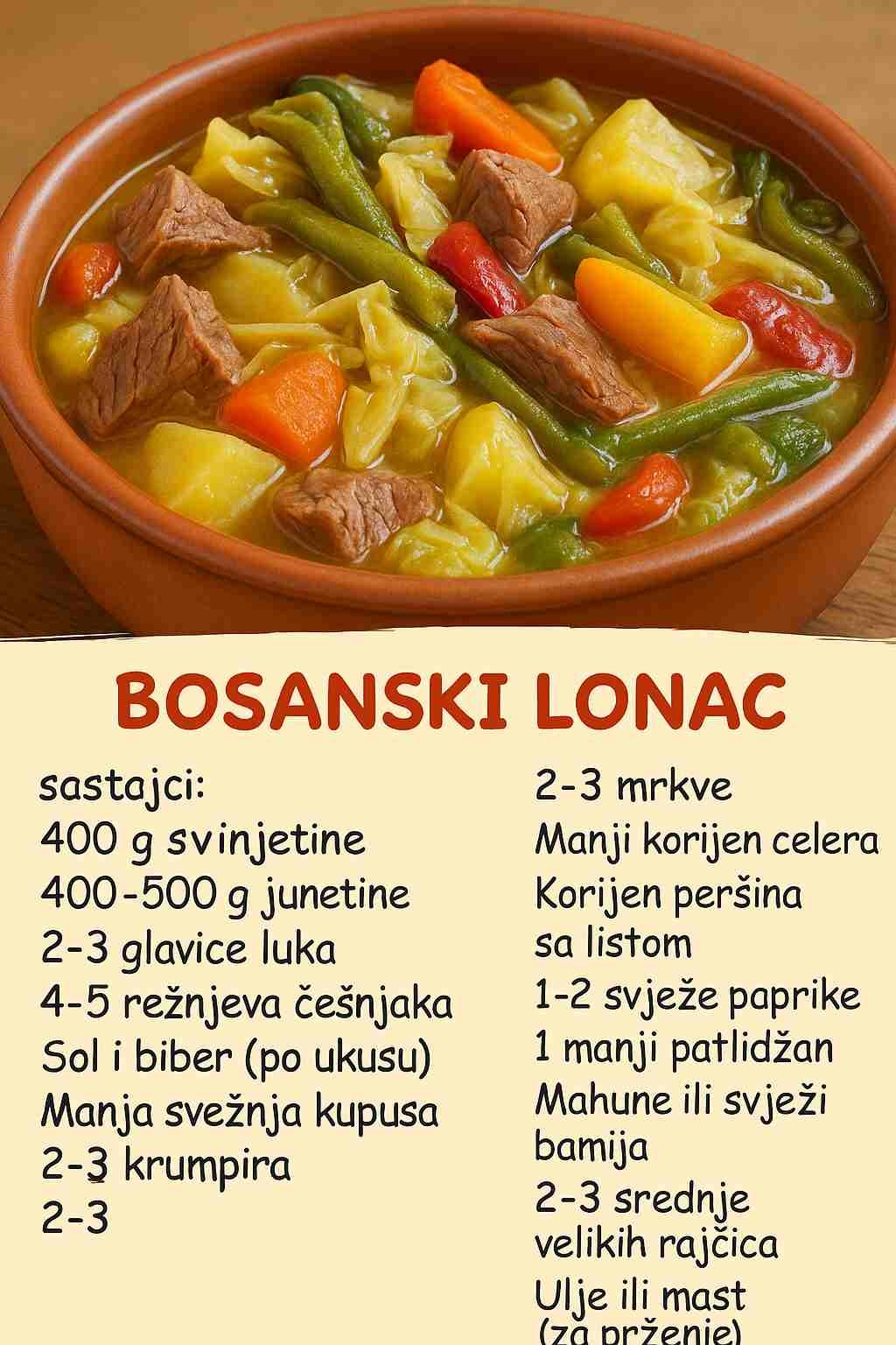 Bosanski lonac: Uživajte u kupusu i mesu!