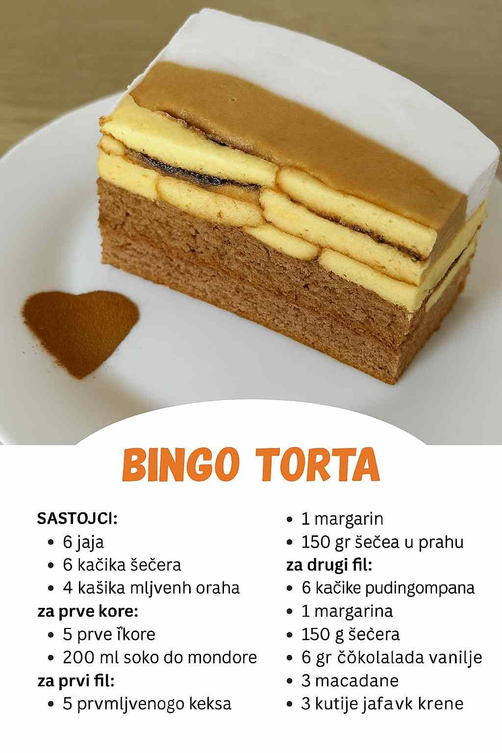 Savršena Bingo torta: Desert koji će biti glavni na svim slavljima i prazničkim trpezama