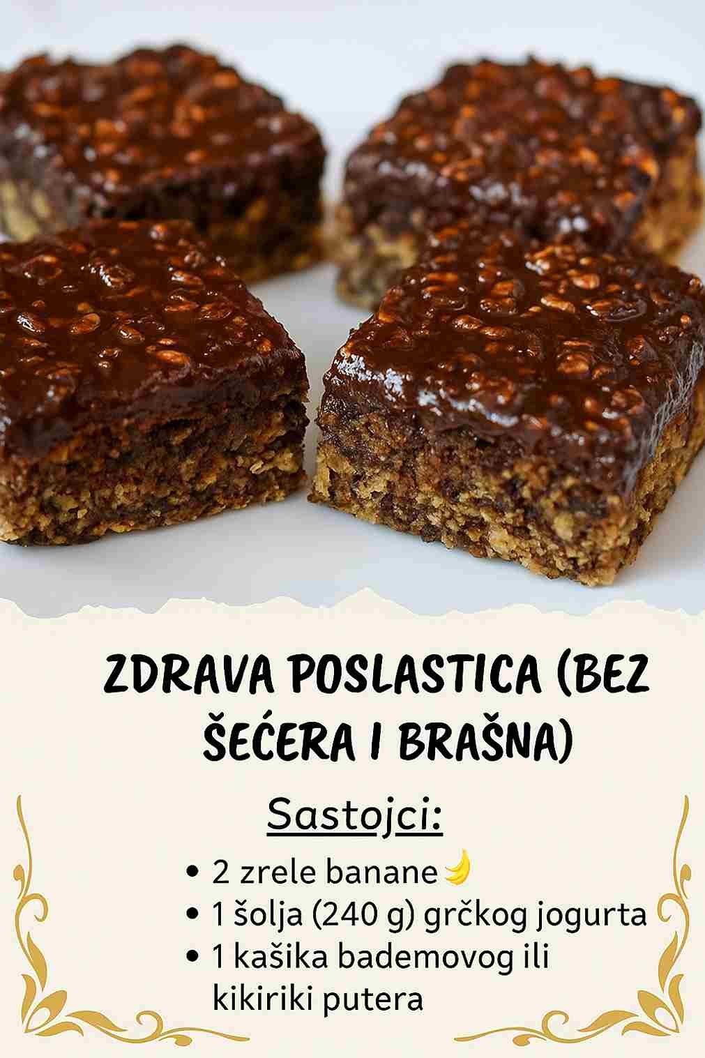 Ukusna i zdrava poslastica bez šećera i brašna