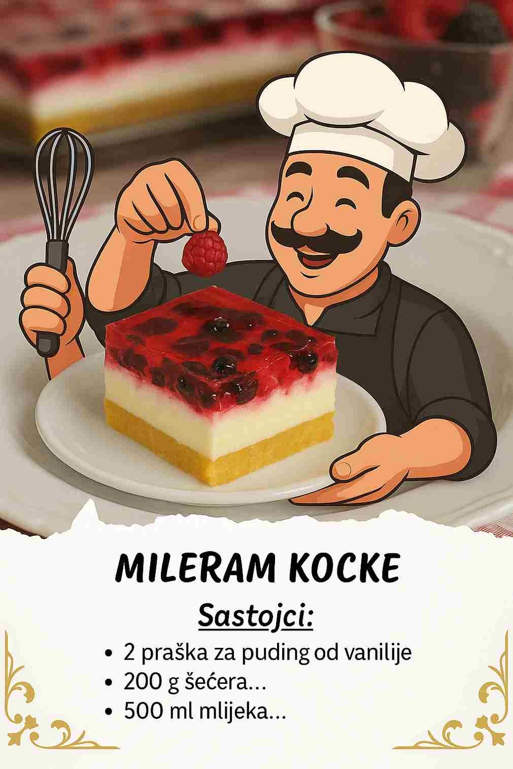 Mileram kocke – savršeni kolač sa šumskim voćem