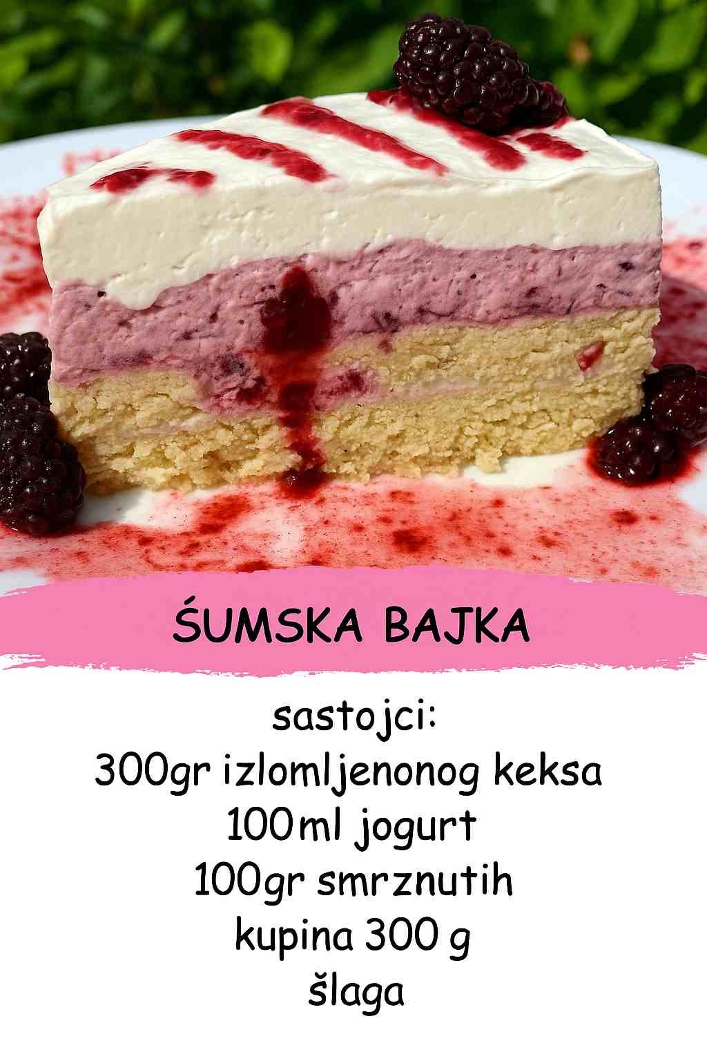 Šumska Bajka”: Desert za prave avanturiste nepca!