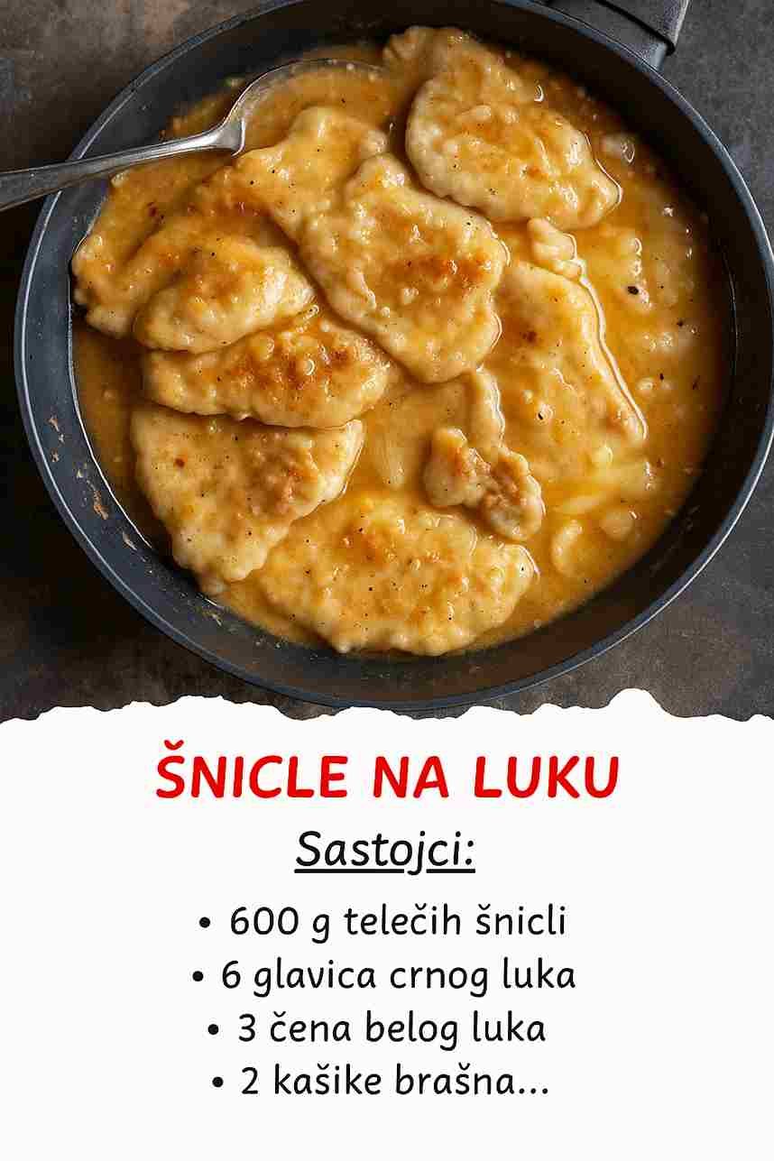 ŠNICLE NA LUKU: Bolji i ukusniji recept još nisam probala…
