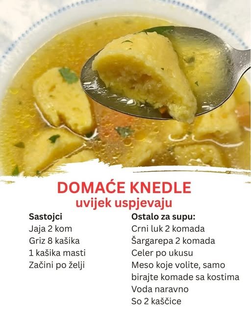Trik kako da domaće knedle uspiju svaki put!