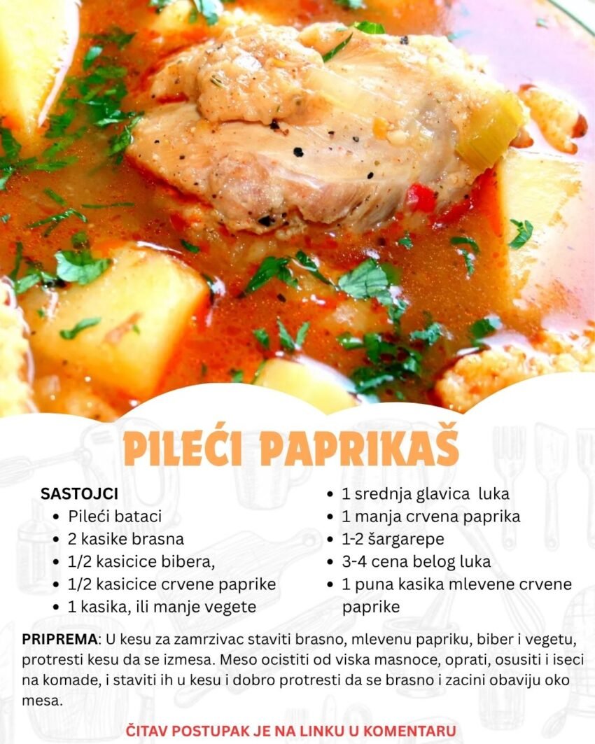 Samo jednom napravi ovaj paprikaš – I postaće ti porodična tradicija!