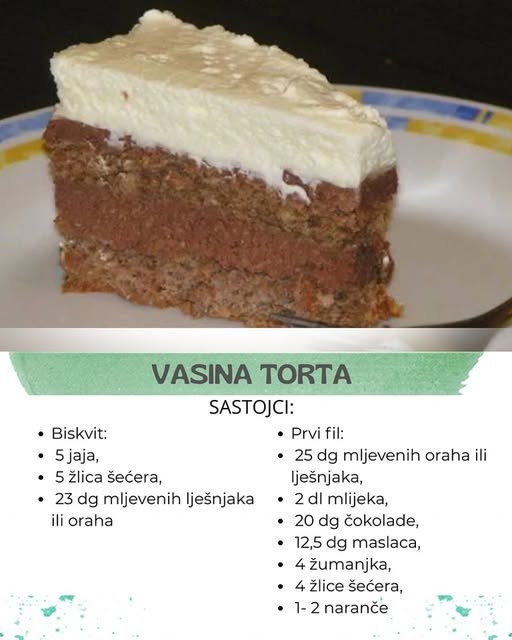 VASINA TORTA: Omiljeni desert po receptu starom više od 100 godina