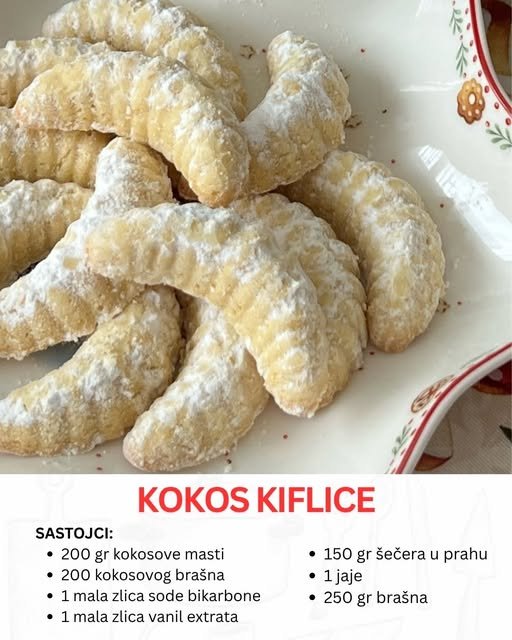 Najmekše kokos kiflice koje si ikada probao – Gotove za tren!