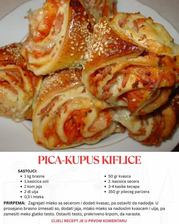 Savršene pica-kupus kifle – Brzo i jednostavno