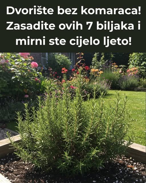 Dvorište bez komaraca! Zasadite ovih 7 biljaka i mirni ste cijelo ljeto!..