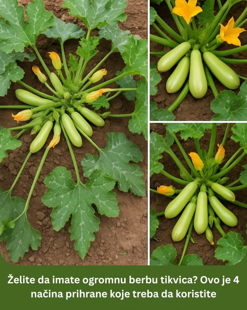 Želite da imate ogromnu berbu tikvica? Ovo je 4 načina prihrane koje treba da koristite