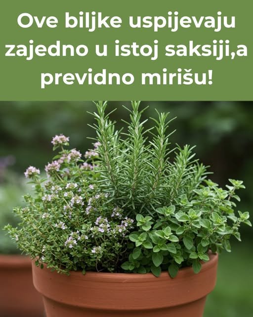 Ove biljke uspijevaju zajedno u istoj saksiji,a previdno mirišu!