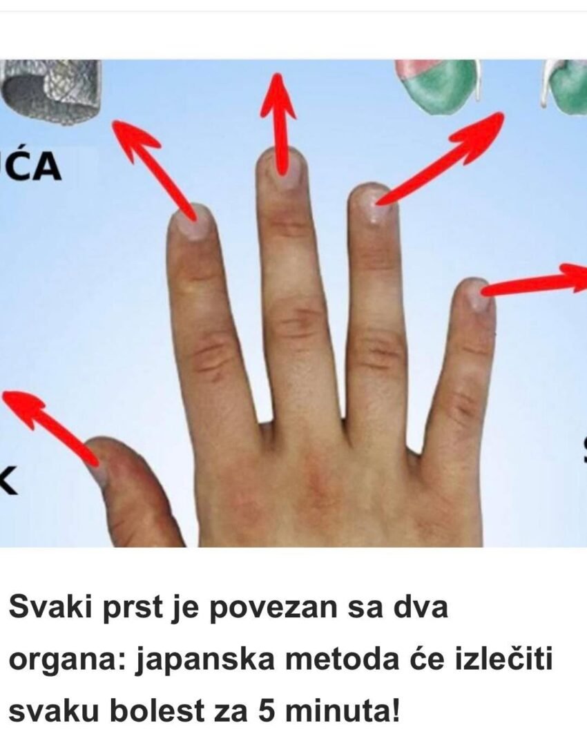 Svaki prst je povezan sa dva organa: japanska metoda će izlečiti svaku bolest za 5 minuta!