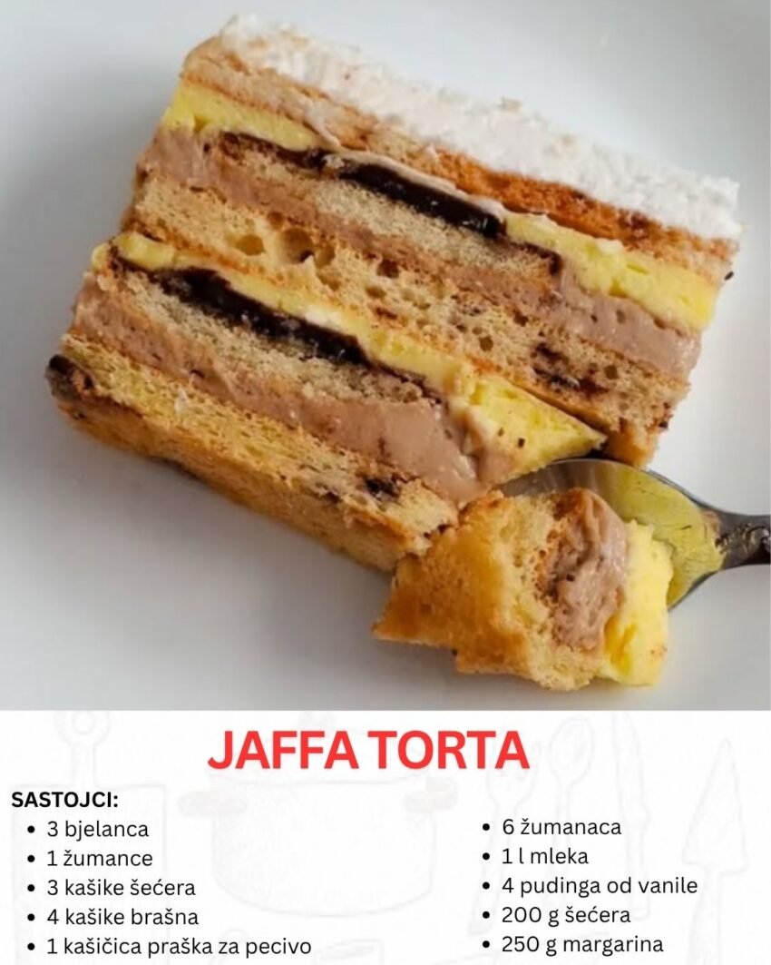 Jafa torta kao iz poslastičarnice – Bez greške uspijeva svima!