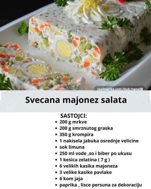 Svecana majonez salata
