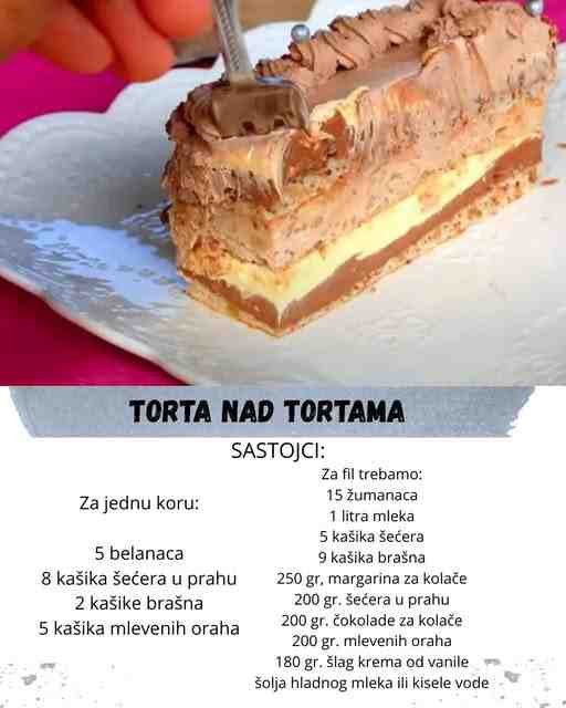 MENI NEMA BOLJE TORTE: Ovaj recept se kod nas pravi već 30 godina!