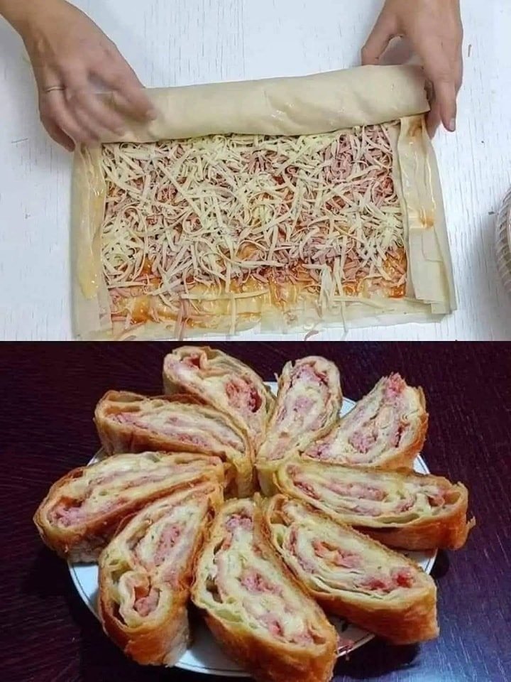 SUPER BRZI RUČAK : PIZZA R0LAT…na brzaka se NAPRAVI……na brzaka se P0JEDE