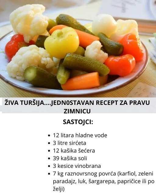 ŽIVA TURŠIJA….Jednostavan recept za pravu zimnicu…