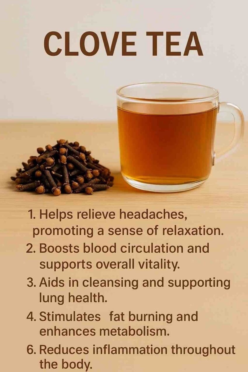 Čaj od karanfilića nije samo mirisan i umirujući napitak – on je pravi eliksir zdravlja. Ovaj jednostavan čaj djeluje kao prirodni tonik za tijelo i um, poboljšava cirkulaciju, podržava disajne puteve i pomaže u borbi protiv upala. Evo nekoliko najvažnijih prednosti koje vam šolja toplog čaja od karanfilića može donijeti: 1️⃣ Pomaže u ublažavanju glavobolje i doprinosi opuštanju. 2️⃣ Poboljšava cirkulaciju krvi i podržava vitalnost. 3️⃣ Pomaže u čišćenju i jačanju pluća. 4️⃣ Podstiče sagorijevanje masti i ubrzava metabolizam. 5️⃣ Doprinosi zdravijoj i čišćoj koži. 6️⃣ Smanjuje upale u cijelom tijelu. ✨ Bilo da ga pijete ujutro za energiju ili navečer za opuštanje, čaj od karanfilića pruža prirodan način da ojačate zdravlje i poboljšate svakodnevni balans. 🌸